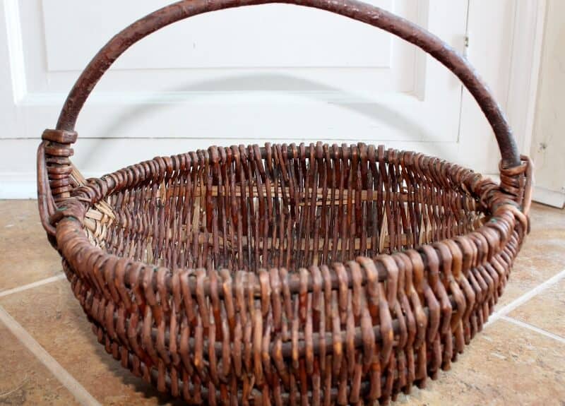 willow half melon basket
