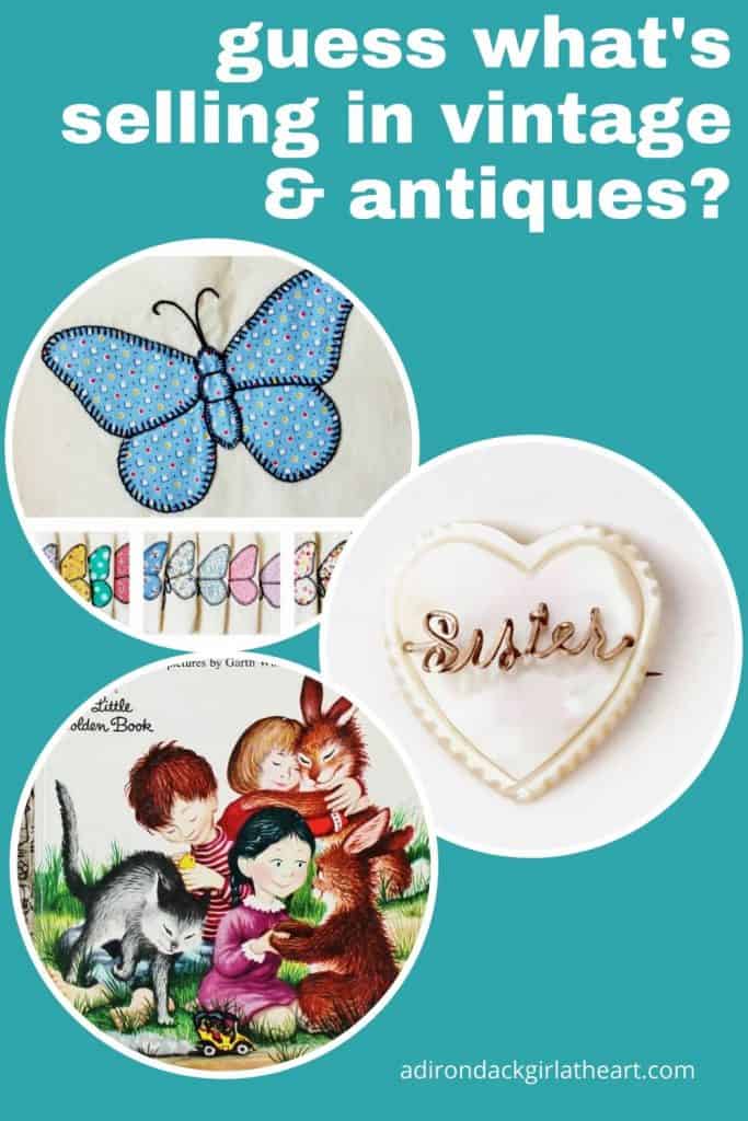 guess what's selling in vintage and antiques