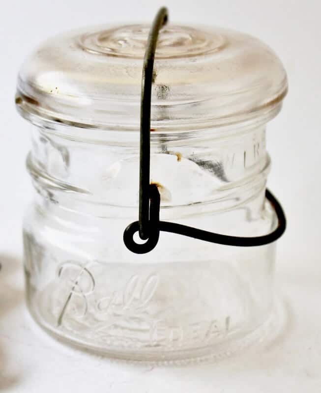 ball half pint clear glass canning jar