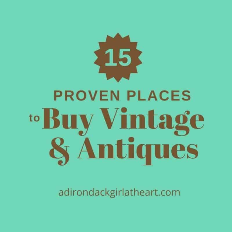 15 Proven Places to Buy Vintage & Antiques Turquoise background: 15 Proven Places to Buy Vintage & Antiques