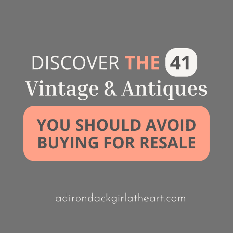 Discover the 41 vintage & antiques you should avoid buying for resale