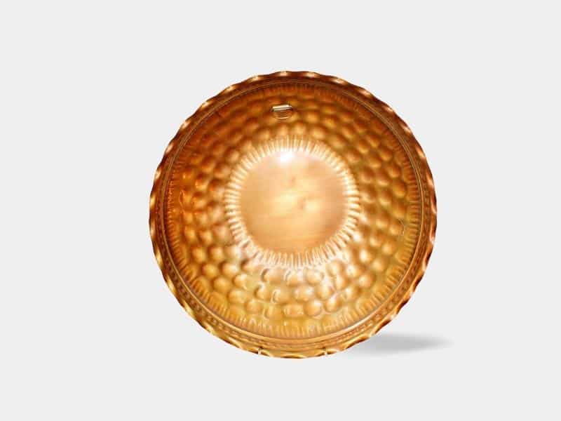 Large vintage copper bowl