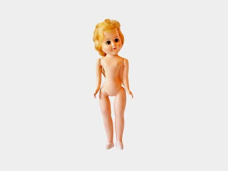 Vintage yellow haired doll