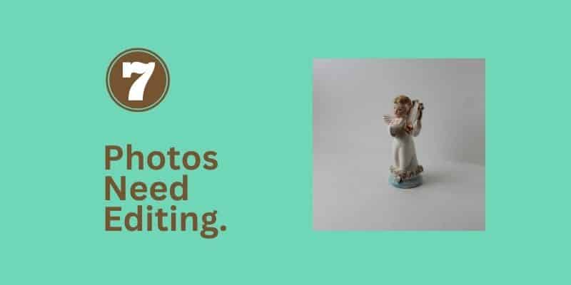 7. Etsy shops fail because of poor photos that need editing (image of dark photo)