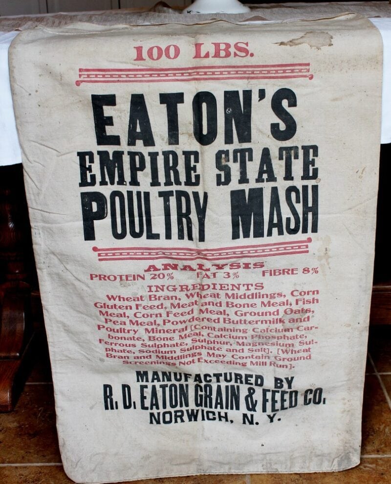 Eaton's Poultry Mash Feed Sack