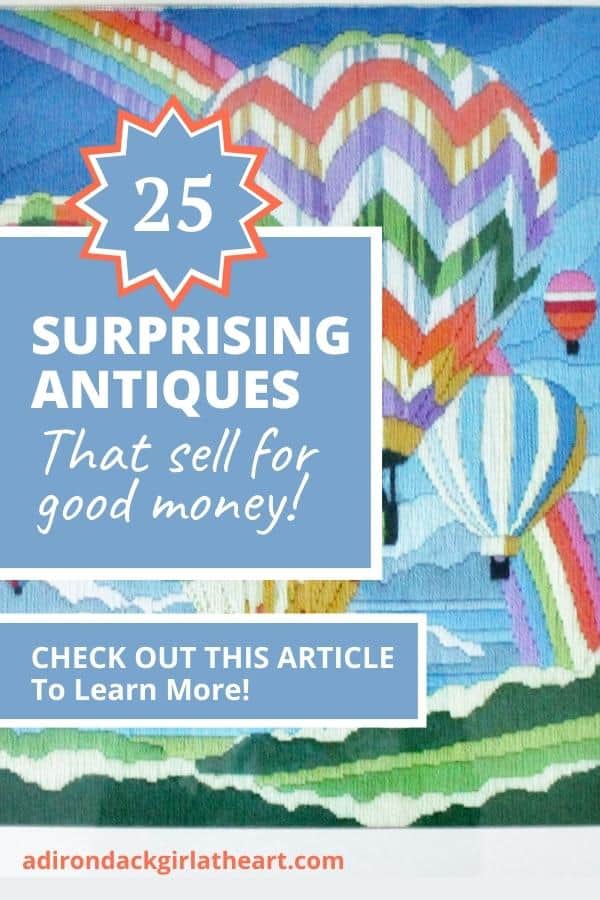 25 Surprising antiques that sell for good money with air balloon background