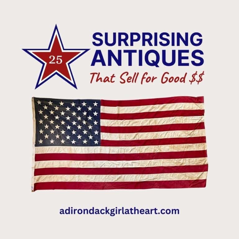 25 Surprising antiques that sell for good money with american flag