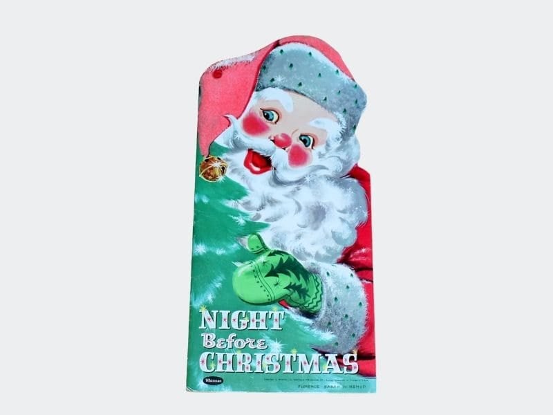 children's book with santa on the front