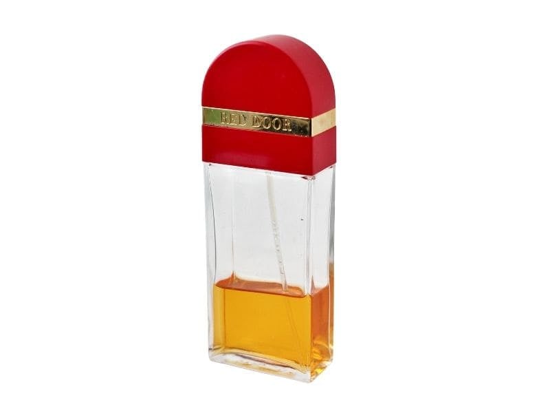 Bottle of red door perfume