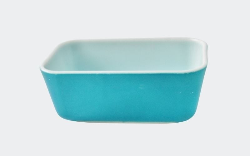 aqua blue dish