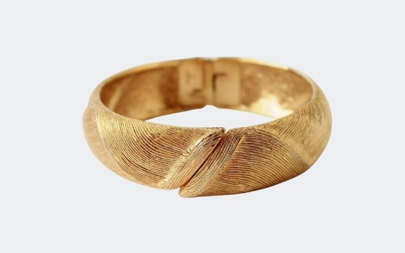 Matte gold bracelet