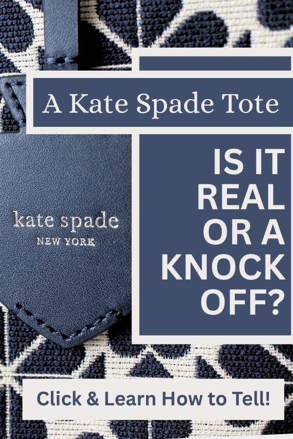 A Kate Spade Tote: Is it real or a knock off? How to tell!
