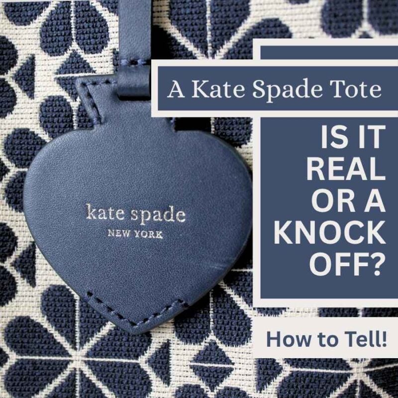 A Kate Spade Tote: is it real or a knock off? How to tell!