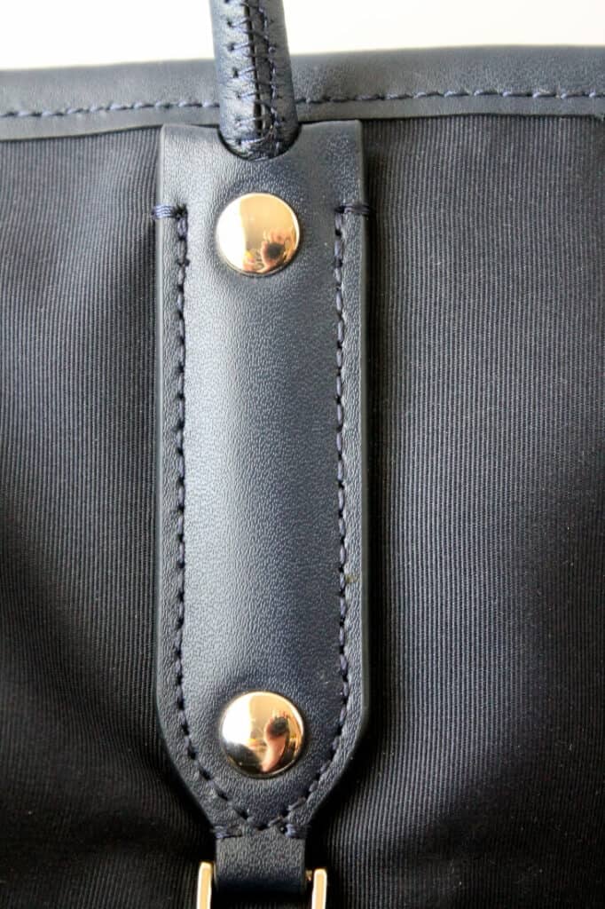 Inside kate spade bag