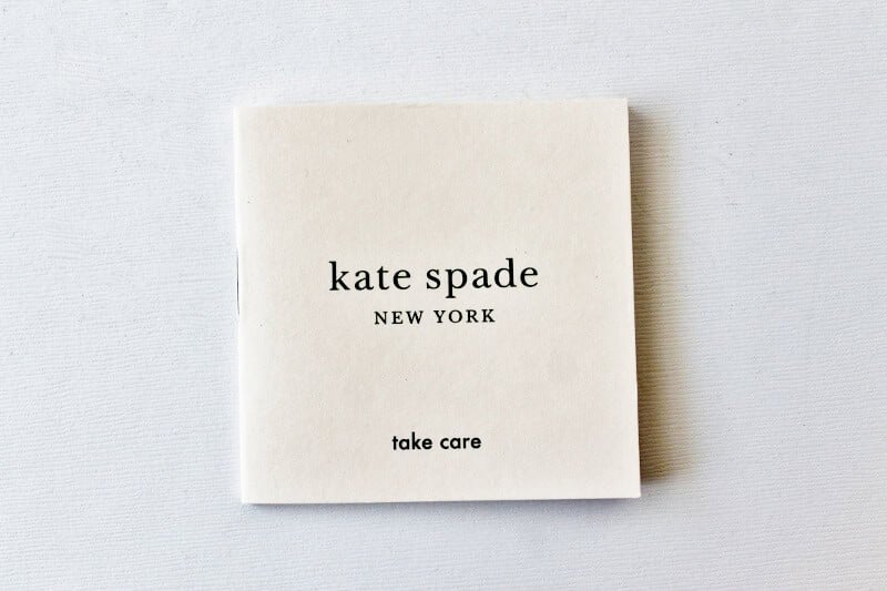 Kate Spade New York booklet