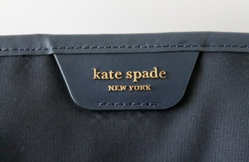Logo inside kate spade bag: kate spade, new york