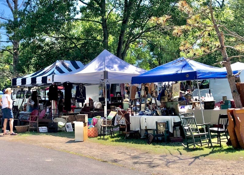 Flea market tents